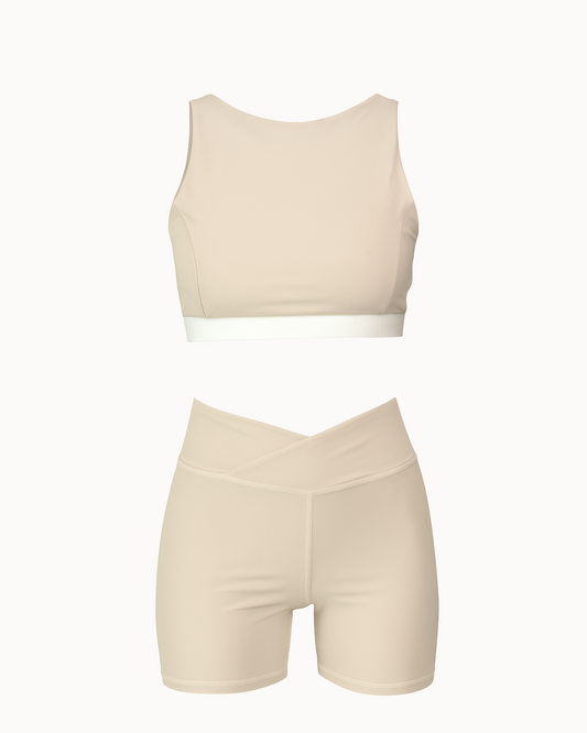 Halter Set in Beige