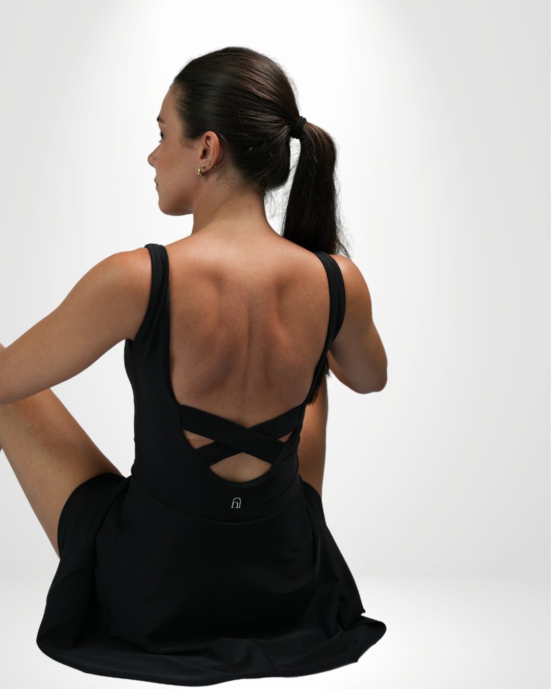 Court Game Dress in Black