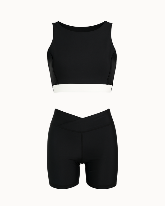 Halter Set in Black
