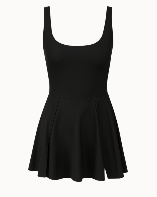 Court Game Dress in Black