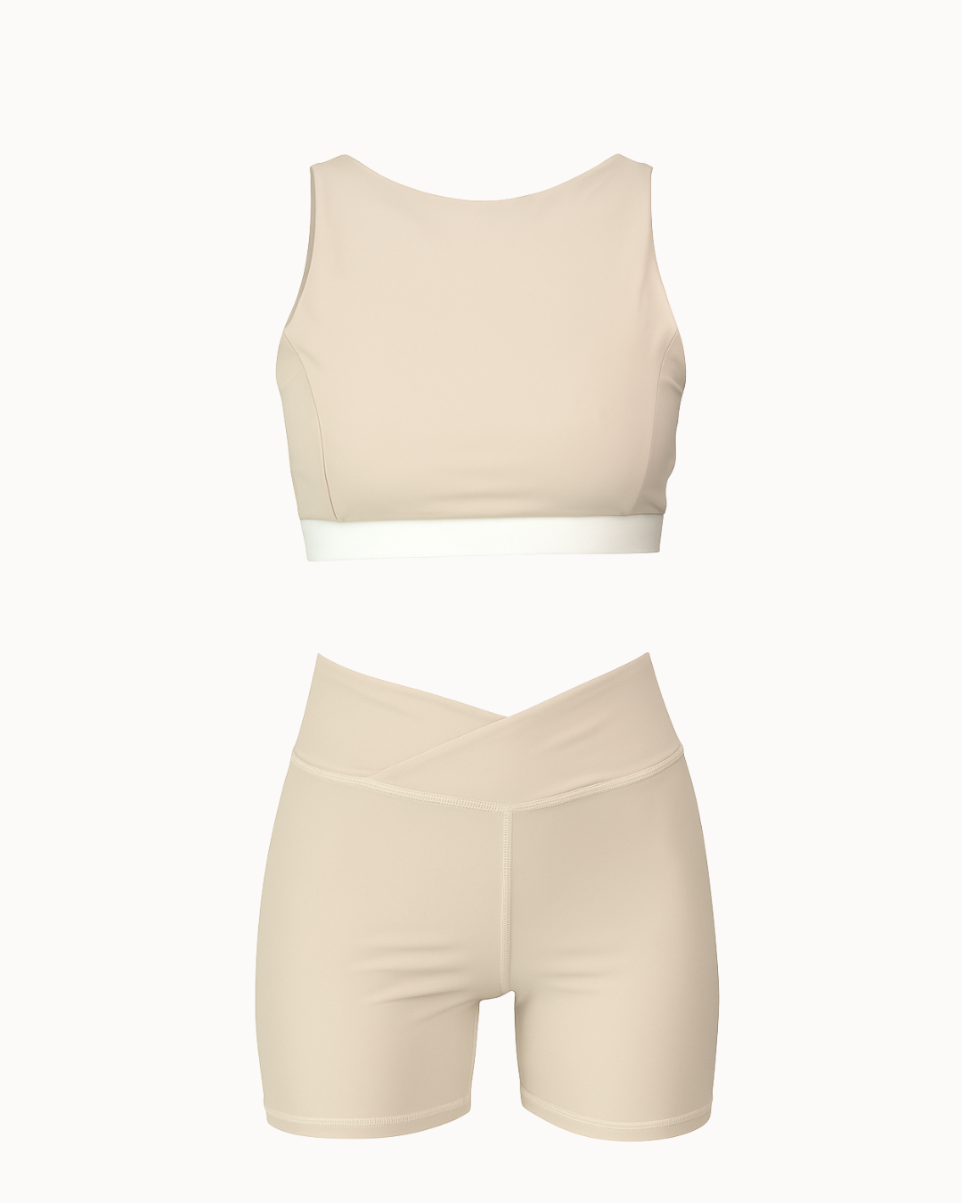 Halter Set in Beige