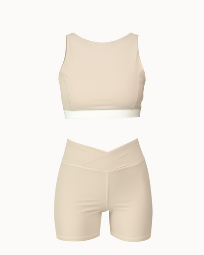Halter Set in Beige